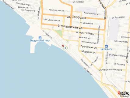 Сiтiлайт B у Бердянську Горького ул., 39 схема