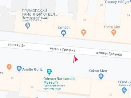 Сiтiлайт B у Одесі, 3x1.5  Грецька вул., 31, "Кокон" схема
