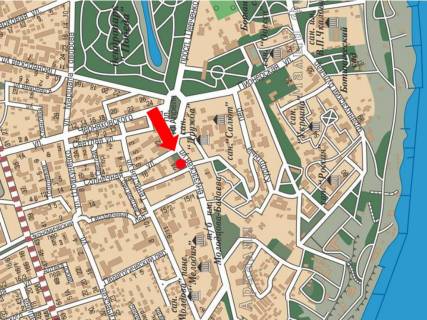 Скроллер  в Одессе, 2.3x3.14  Генуезька вул., 24А,  готель "Atlantic", супермаркет "Le Silpo", до Аркадії - 447686 схема