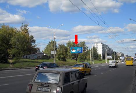 Билборд  в Сумах, 3x6  Лушпи пр., 25, біля зупинки фото 1