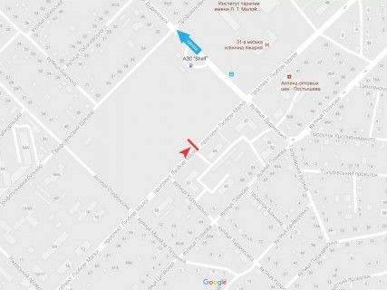 Билборд B в Харькове, 3x6  просп. Любові Малої (Постишева), 49, в центр схема