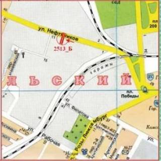 Билборд B в Херсоне Нафтовиків вул., 11-2 схема