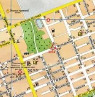 Билборд B в Херсоне Тираспольська вул. - Молодіжна вул. схема