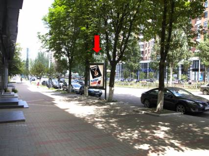 Ситилайт  в Киеве, 1.8x1.2  Українки бул., 22, в сторону вул. Хрещатик фото 1