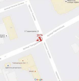Призма A в Херсоне Театральна вул. - Ушакова пр. - 379099 схема