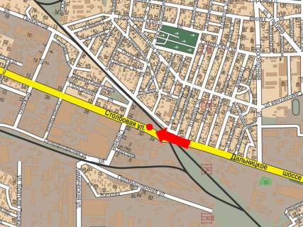 Білборд, Бігборд (Борд)  A у Одесі, 3x6  Столбовая вул., 83 / Степова вул., біля АЗС "Socar", з центру, нижня схема