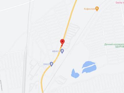 Білборд, Бігборд (Борд)  A у Нікополі, 6х3  Н-23, км 223+880 (праворуч), Виїзд з м. Нікополь, рух на Дніпро, біля АЗС АВІАС схема