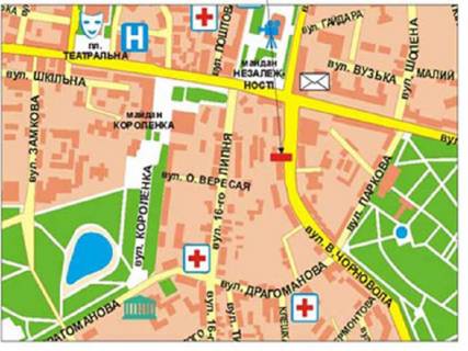 Призма B в Ровно Чорновола вул., 14-16 - 297596 схема