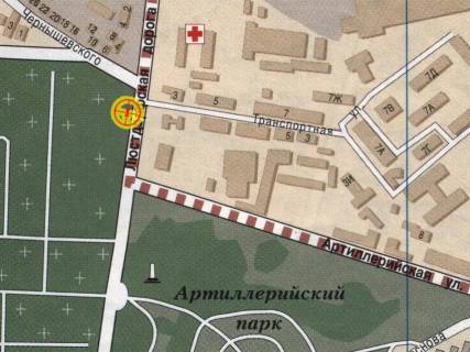 Призматрон, Призма A у Одесі, 3x6  Люстдорфська дорога, 5/2, навпроти - 561982 схема