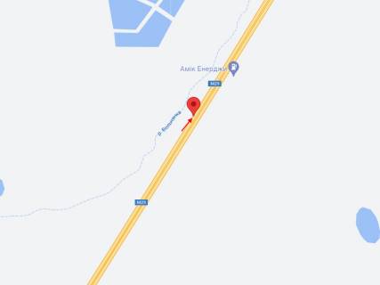 Билборд B в трассах Днепропетровска, 6х3  Автошлях Дніпро - Харків (М-29), розвилка на с. Губиніха та с. Вільне, поряд з постом Поліції та АЗС АМІК, рух у бік м. Харків схема