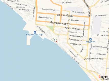 Сiтiлайт A у Бердянську Горького ул., 37 схема