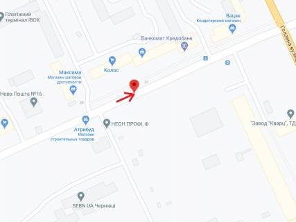 Скроллер B в Черновцах Южно-Кольцевая ул., 31 - 300176 схема