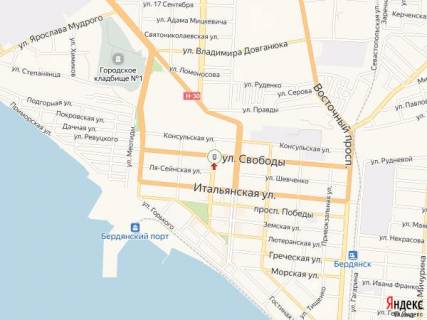 Сiтiлайт B у Бердянську Труда пр., 20 схема