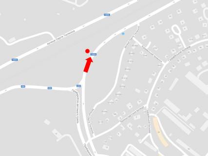 Білборд, Бігборд (Борд)  A у Запоріжжі, 3x6  Набережна магістраль / Тюленіна вул., в центр схема