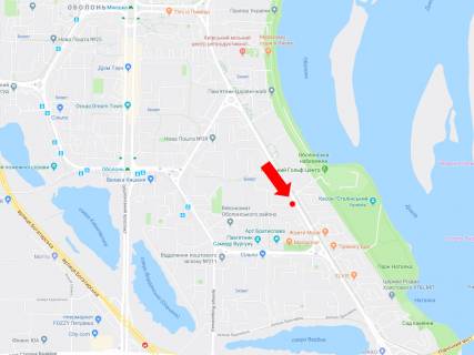 Призма  в Киеве, 3x6  Героїв Сталінграда пр., 9, навпроти супермаркету "Антошка", в бік пр. Бандери - 445820 схема