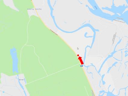 Билборд A в Київських трасах, 3x6  Столичне шосе, перед світлофором, 100 м до Олімпійського ведмедика, до Києва схема