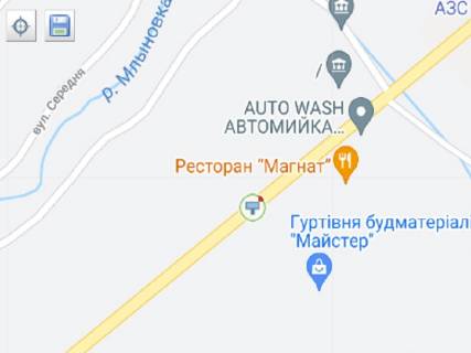 Билборд B в Самборе, 3x6  Чорновола вул., 168, від м. Львів схема
