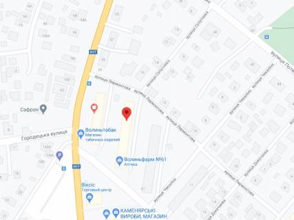 Видеоборд A у Луцьку Львівська вул., 61А, аптека "Волиньфарм", прайс за ролик 10 сек 1 вихід/5 хвилин, на двосторонньому екрані, від 144 виходів на день. Розрахунок для інших параметрів трансляції уточнюйте у менеджера. - 301435 схема