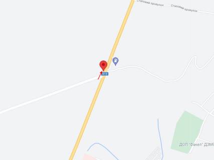 Білборд, Бігборд (Борд)  B у Новомосковську, 6х3  М-18, км 189+388 (праворуч), Виїзд з м. Новомосковськ, біля АЗС БРСМ, рух до с. Гвардійське схема