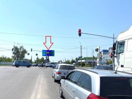 Видеоборд A в Луцке, 3x6  Дубнівська вул. - Глушець вул., р/с, з центру - 588124 фото 1
