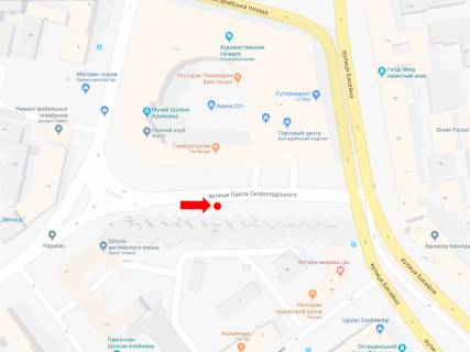 Сiтiлайт A у Києві, 1.8x1.2  В. Васильківська вул. (колиш. Червоноармійська вул.), 9/2, в сторону вул. Басейна, навпроти "Арена сіті" схема