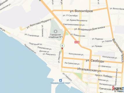 Ситилайт B в Бердянске Западный пр., подъем схема