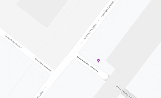 Бэклайт A в Днепр (Днепропетровск) Чекмарева ул. - Гагарина пр., 15 схема