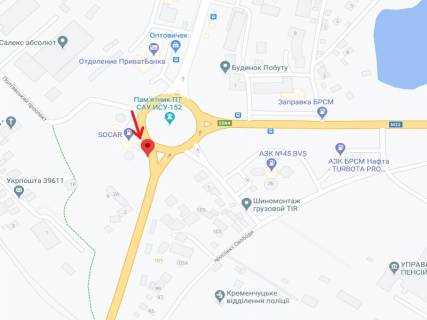Призматрон, Призма A у Кременчуці Українки пр. (Кол. 50-років. Октября Пр.) - Свободи пр. (Кол. 60-річчя Жовтня вул.) - 297300 схема