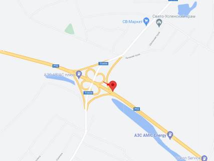 Билборд B в Новоселовке, 6х3  Автошлях Дніпро - Павлоград (М-30), біля с. Новоселівка, навпроти ресторану "Гуляй Поле", рух у бік м. Дніпро схема