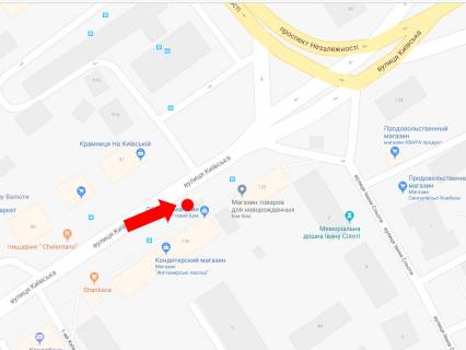 Сiтiлайт A у Житомирі, 1.8x1.2  Київська вул., 120, зупинка "Автовокзал", навпроти Автовокзалу, з центру схема