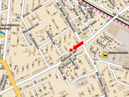Скроллер A в Львове, 2.3x3.14  Любінська вул., 96 / Яворницького вул., біля супермаркету "Екстра" - 530339 схема