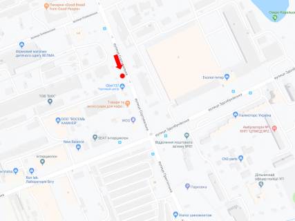 Білборд, Бігборд (Борд)  A у Києві, 3x6  Сортувальна вул. - вул. Клеманська, в сторону Здолбунівська вул. схема