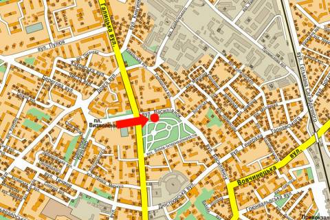 Ситилайт A в Ивано-Франковске, 1.8x1.2  Василіянок вул., 66, навпроти схема