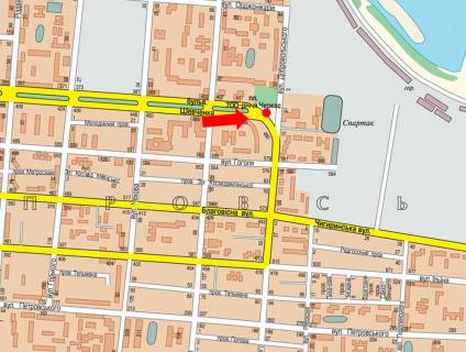 Ситилайт  в Черкассах, 1.8x1.2  Шевченка бул. / 700-річчя Черкас пл., біля зупинки, з центру схема