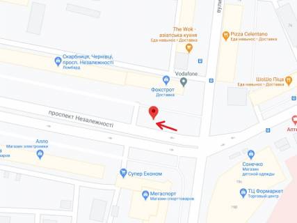 Скроллер A в Черновцах Независимости пр., 80 - 300112 схема