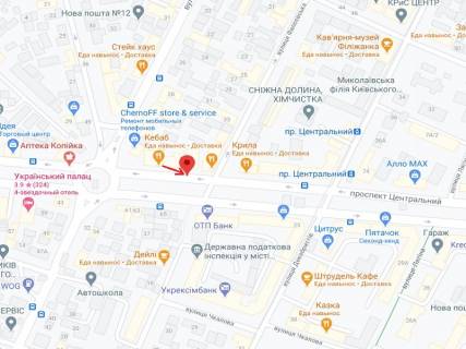Сiтiлайт B у Миколаєві Центральний пр., 70, другий схема
