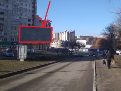 Билборд A в Тернополе, 3x6  Коновальця вул., 19, спуск по Канаді фото 1