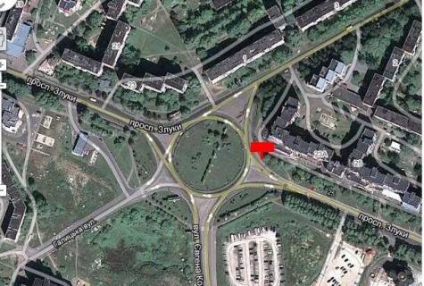 Билборд A в Тернополе, 3x6  Злуки пр. - Тарнавського вул., кільце схема