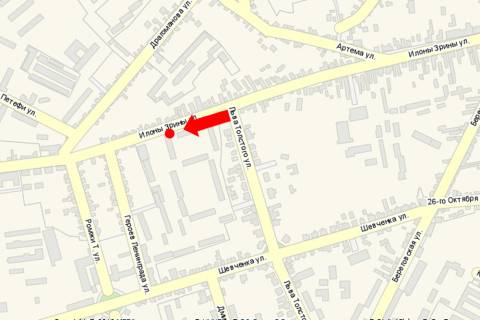 Білборд, Бігборд (Борд)   у Мукачеві, 3x6  Зріні вул., 111, з центру схема