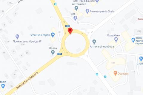 Призма A в Ивано-Франковске, 3х6  Мазепи -Набережна кільце правий - 180154 схема