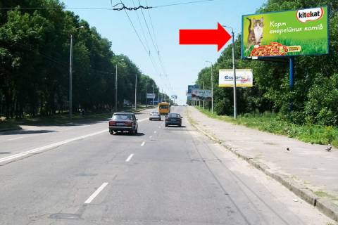 Билборд A в Хмельницком, 3x6  Львівське шосе, 55, в''їзд в бік м. Львова фото 1