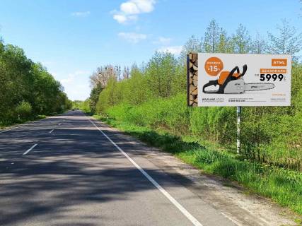 Билборд A в Шацьк, 3x6  смт Шацьк, у бік смт Гоща фото 1