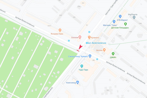 Призма A в Харькове, 3x6  Тракторобудівників пр. - Валентинівська вул., в центр - 667643 схема