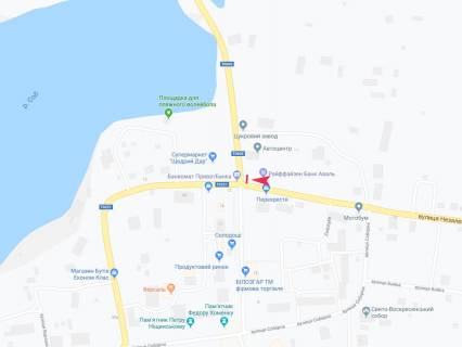 Билборд  в Ильинцах, 3x6  Незалежності вул. схема