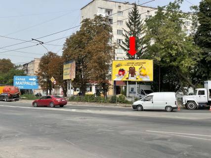 Білборд, Бігборд (Борд)   у Тернополі, 3x6  Живова вул., 2, в бік Центрального ринку Фото 1