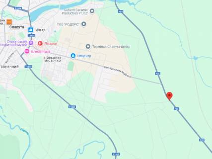 Білборд, Бігборд (Борд)  B у Славуті, 3x6  Траса Р-05, за вул. Ярослава Мудрого схема