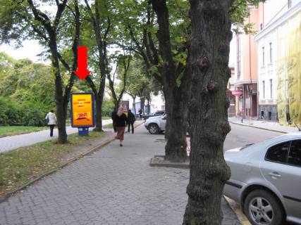 Сiтiлайт A у Тернополі, 1.8x1.2  Чорновола вул., 2, біля Укртелекому, в бік Театрального майдану Фото 1