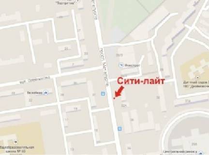 Ситилайт B в Кривом Роге, 1.8x1.2  Металургів пр., 32/2, "ринок Соц. Місто" схема