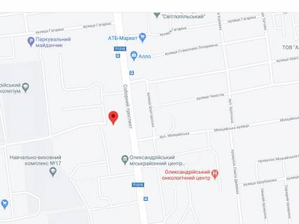 Билборд A в Александрии Соборний пр., 122А, аптека "Мед Серввс", №Дн079, прайс за ролик 10 сек 1 вихід/5 хвилин, з 8:00-22:00. Розрахунок для інших параметрів трансляції уточнюйте у менеджера. схема
