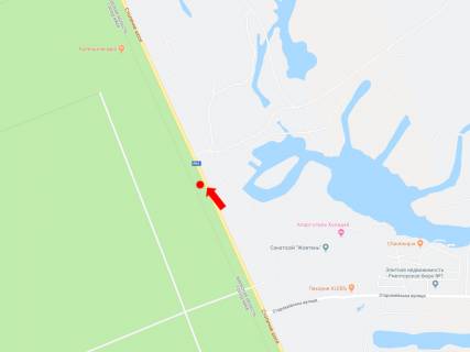 Билборд B в Київських трасах, 3x6  Столичне шосе вул. - вул. Липська, в сторону Києва схема